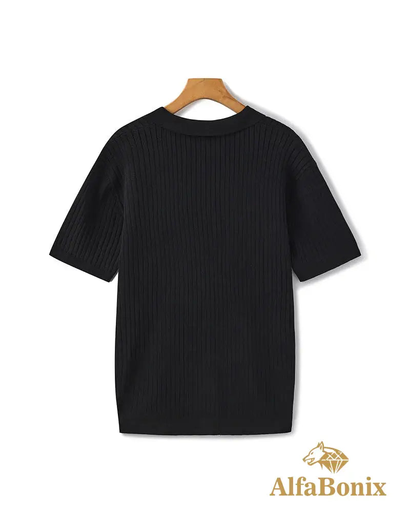 Camisa Polo Alfabonix Ribbed