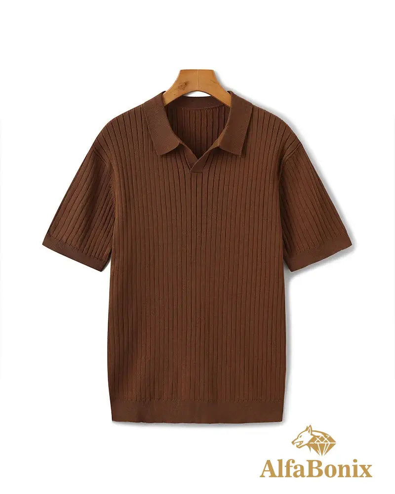 Camisa Polo Alfabonix Ribbed