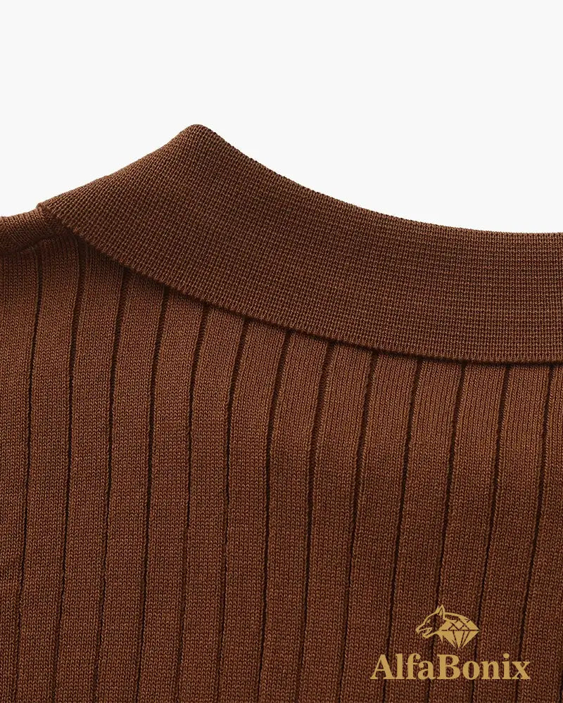 Camisa Polo Alfabonix Ribbed